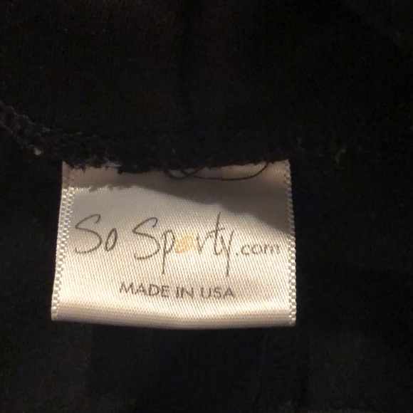 ✨SO SPORTY Like New Black Poly Sweatpants - Picture 3 of 4